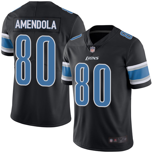 Detroit Lions Limited Black Men Danny Amendola Jersey NFL Football #80 Rush Vapor Untouchable